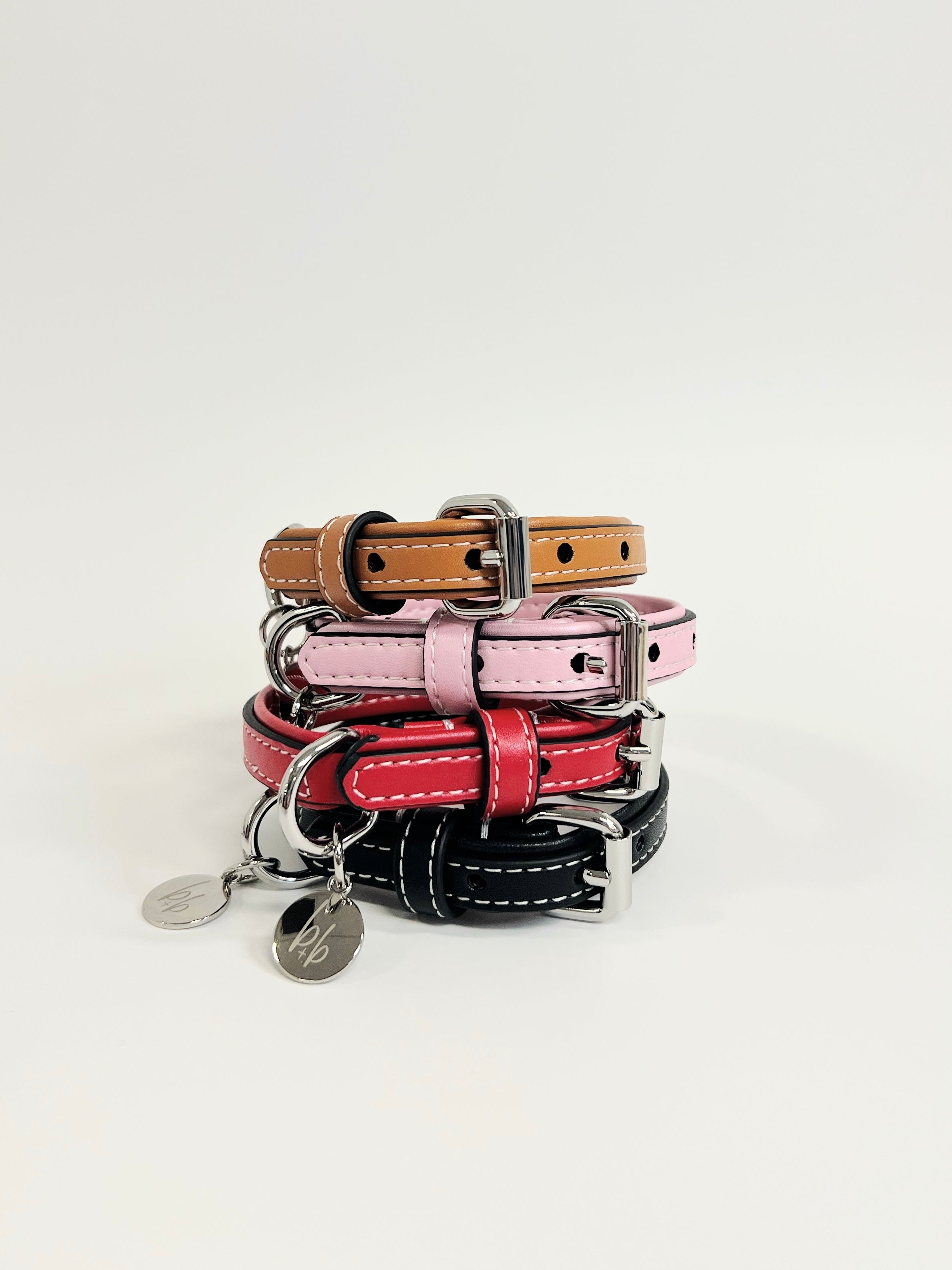 Exotic leather dog sales collars