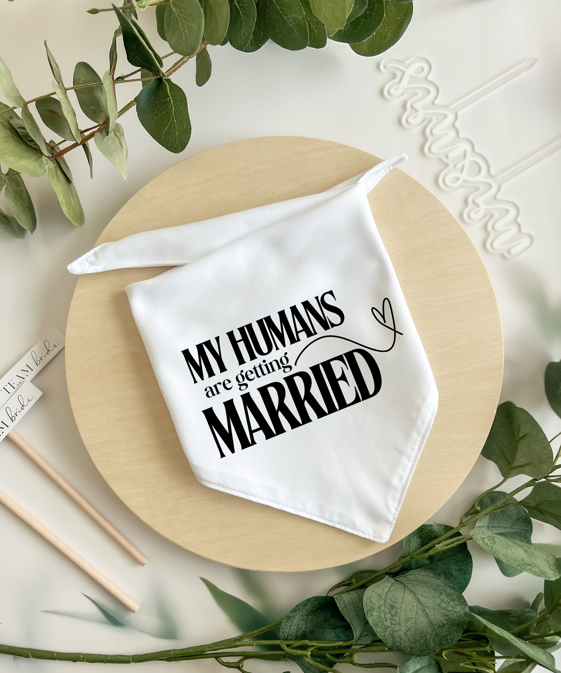 My Humans Are Getting Married - Pet Bandana