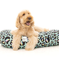 Mint Leopard - Cosy Dog Bed