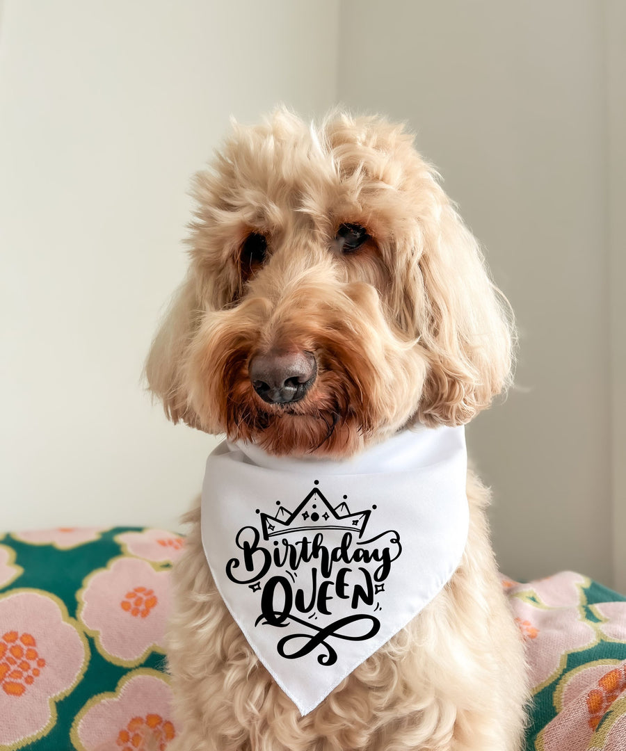 Birthday Queen - Pet Bandana