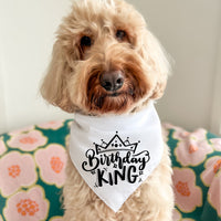 Birthday King - Pet Bandana