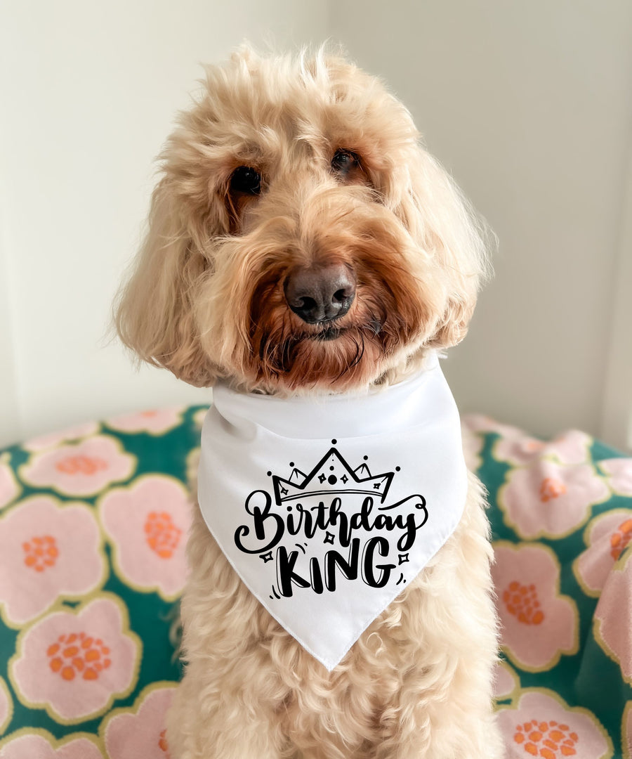 Birthday King - Pet Bandana