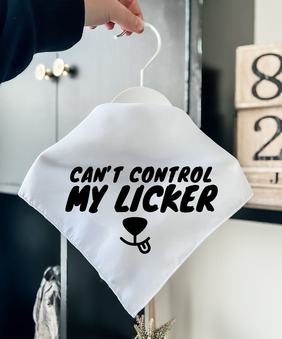 Can't Control My Licker - Pet Bandana