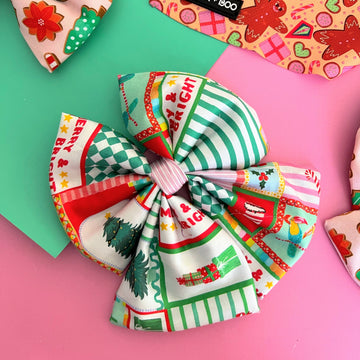 Merry & Bright - Sailor Bow (Made to Order)