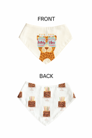 Double sided birthday bandana