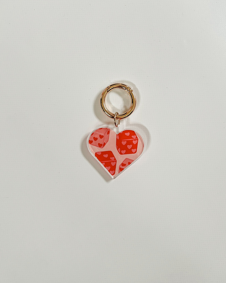 Dice Heart - Pet Tag