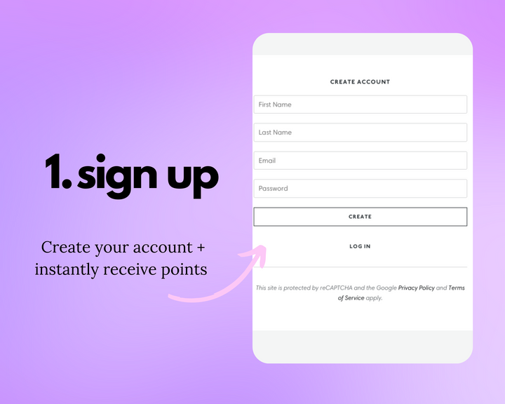 custom sign up form image