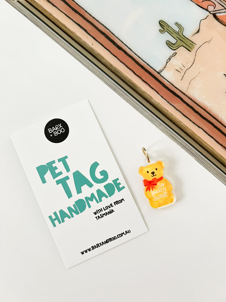 So Beary Sweet - Pet Tag