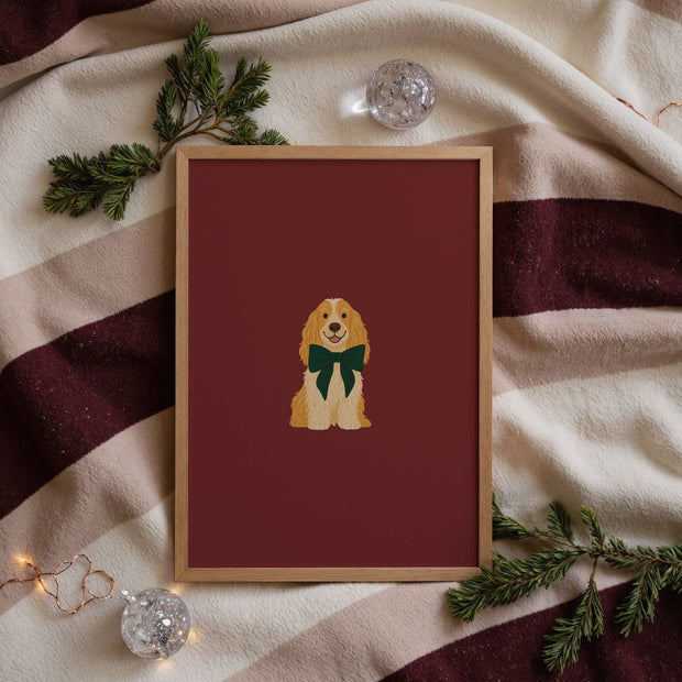 Christmas - Custom Drawn Pet Portrait