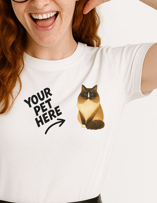 Custom Painted Pet Portrait - T-Shirt