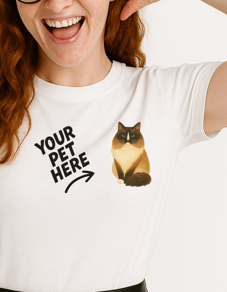 Custom Painted Pet Portrait - T-Shirt
