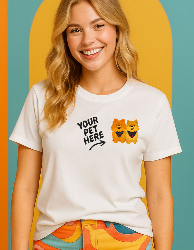 Custom Painted Pet Portrait - T-Shirt