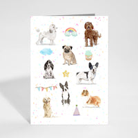 Dog Confetti - Greeting Card