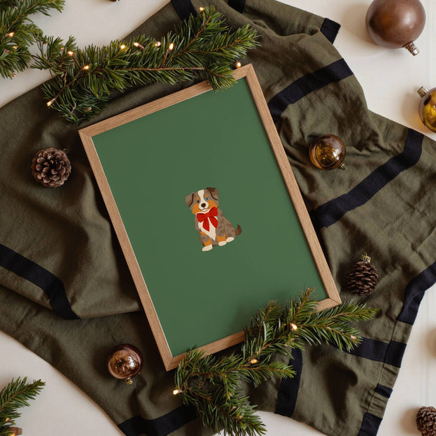 Christmas - Custom Drawn Pet Portrait