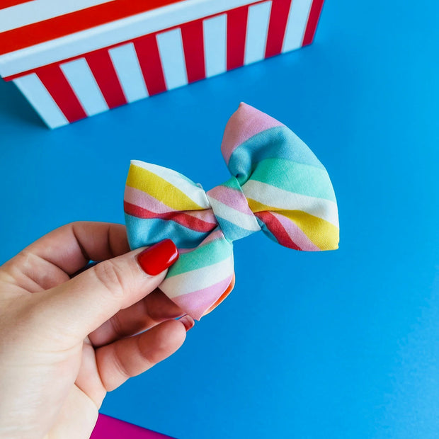 Cotton Candy - Handmade Bow Tie