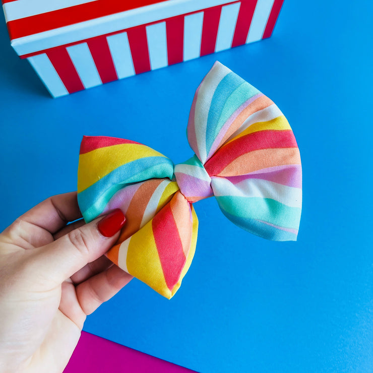 Cotton Candy - Handmade Bow Tie