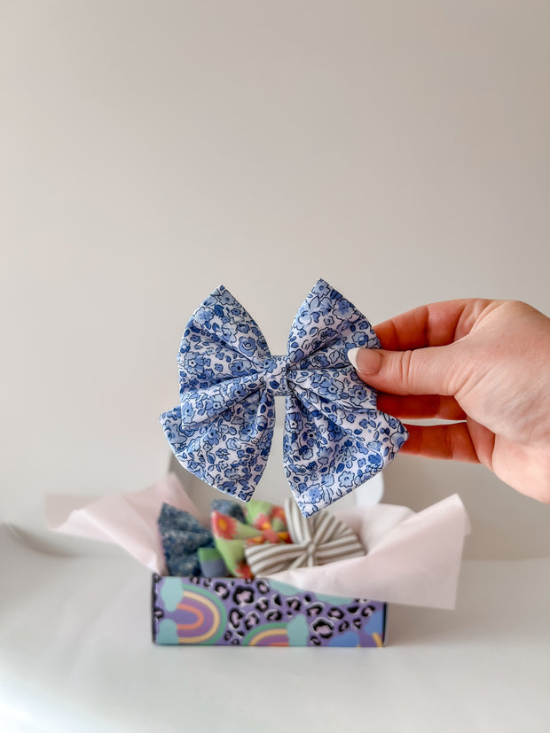 Bluebell - Handmade Sailor Bow