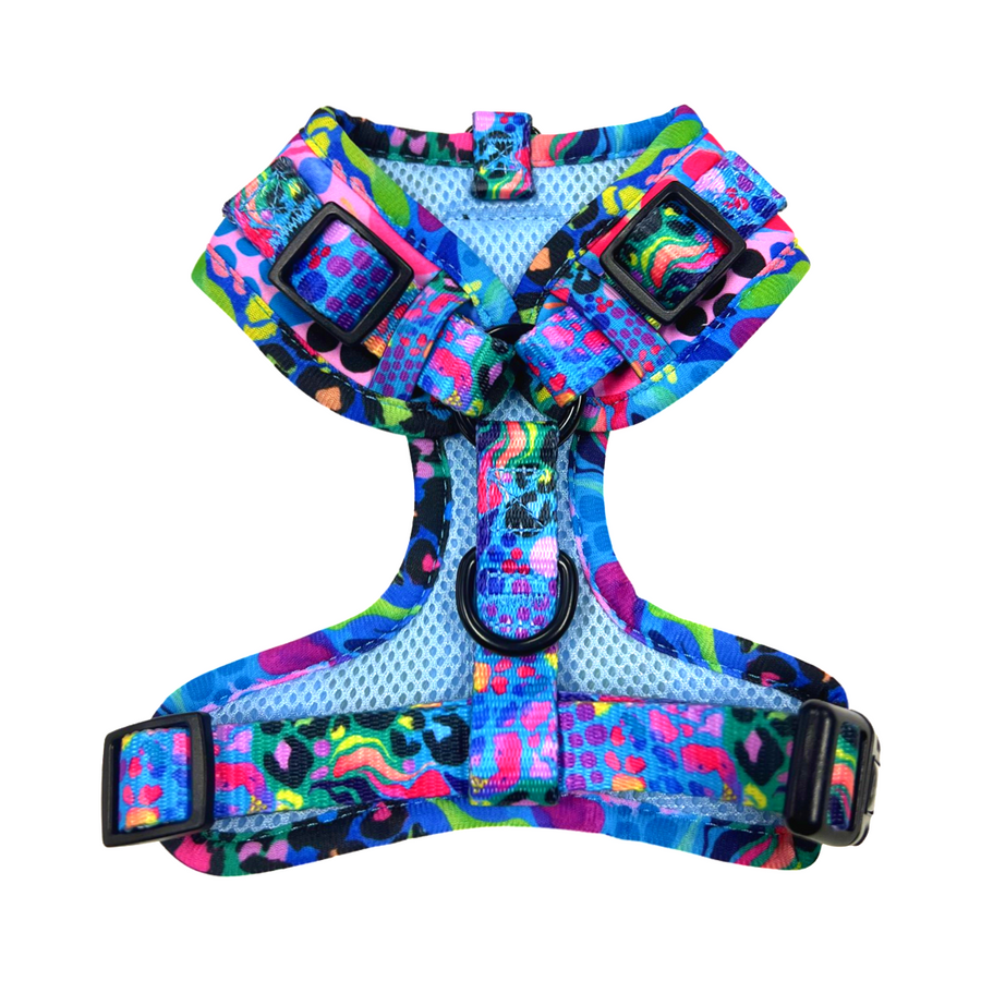 Eclectic Leopard - Adjustable Chest Harness