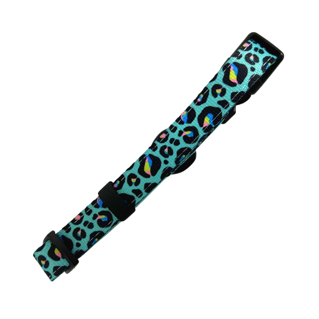 Mint Leopard - Dog Collar