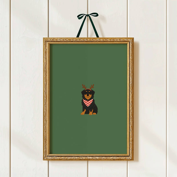 Christmas - Custom Drawn Pet Portrait