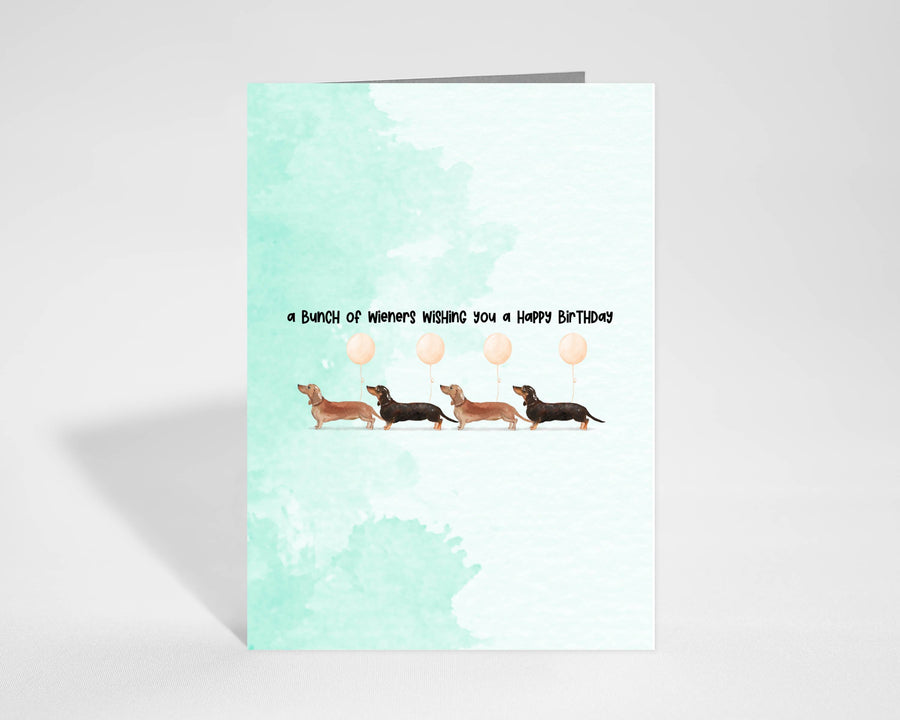 Bunch of Wieners - Birthday Card