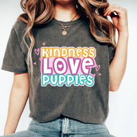 Kindness, Love, Puppies - Vintage Tee