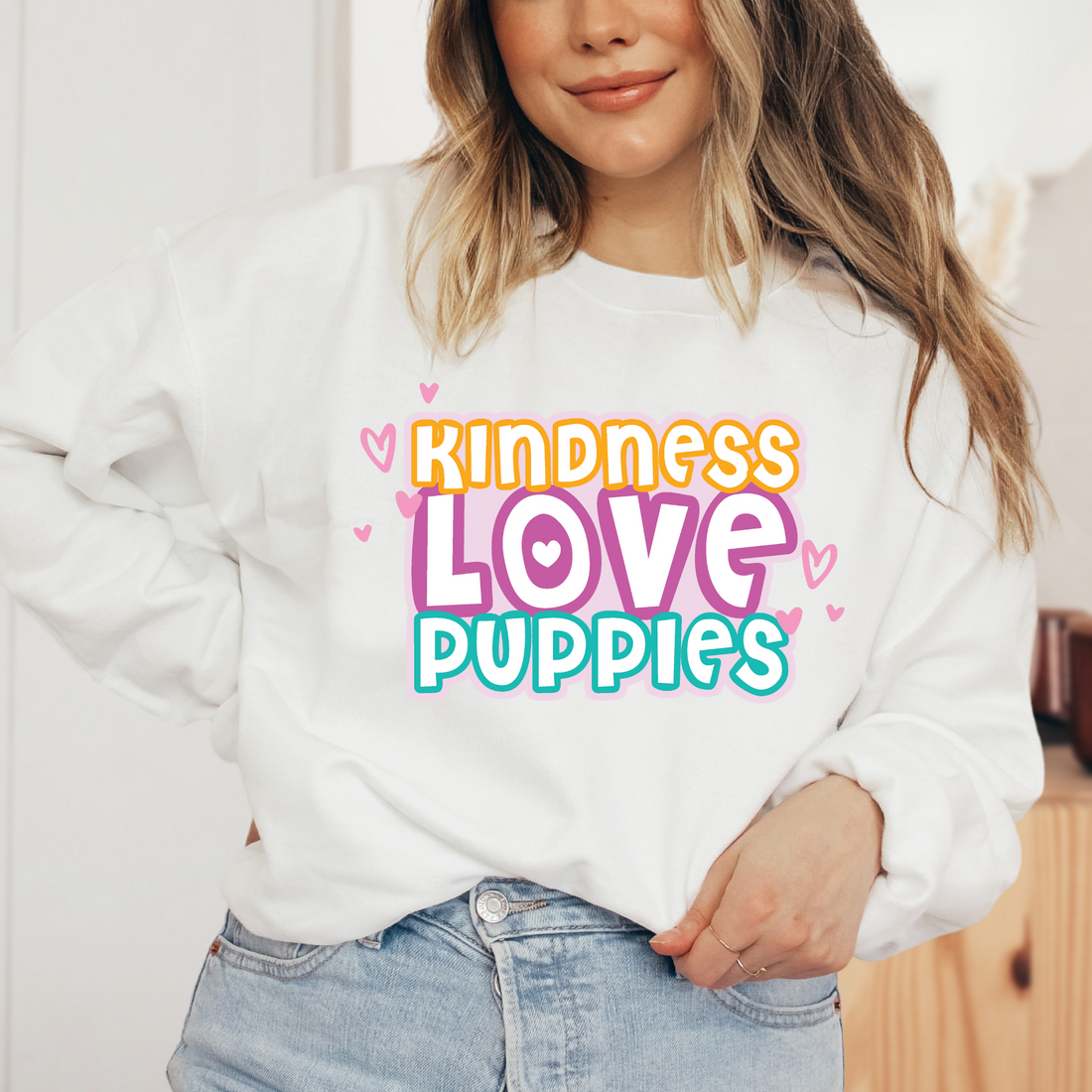 Kindness, Love, Puppies - Jumper