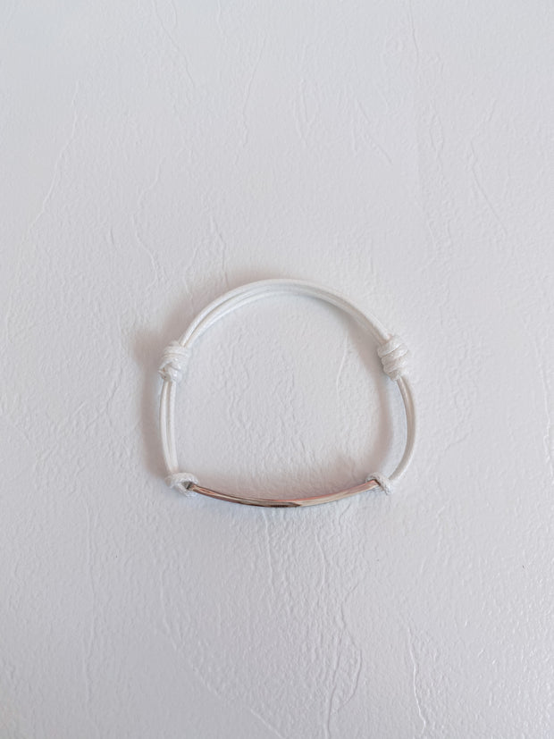 Dog Obsessed Bracelet - White