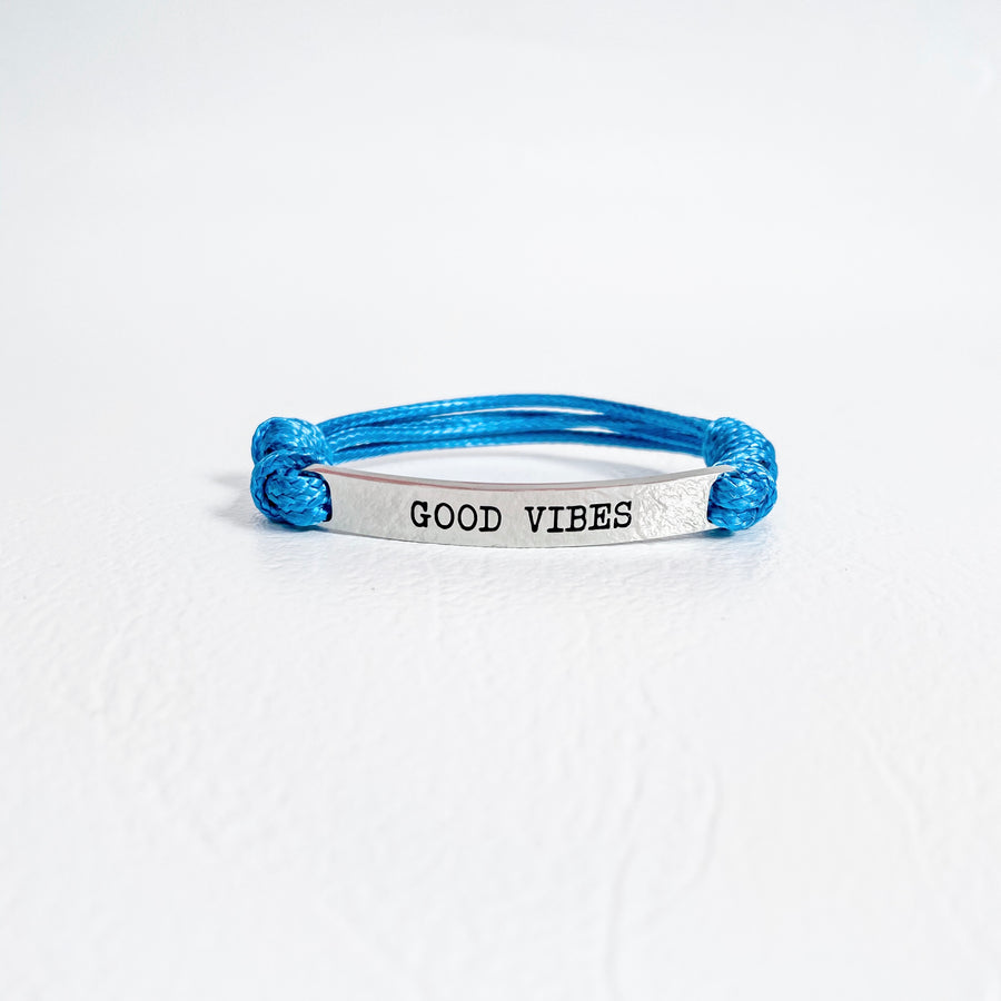 Good Vibes Bracelet - Blue
