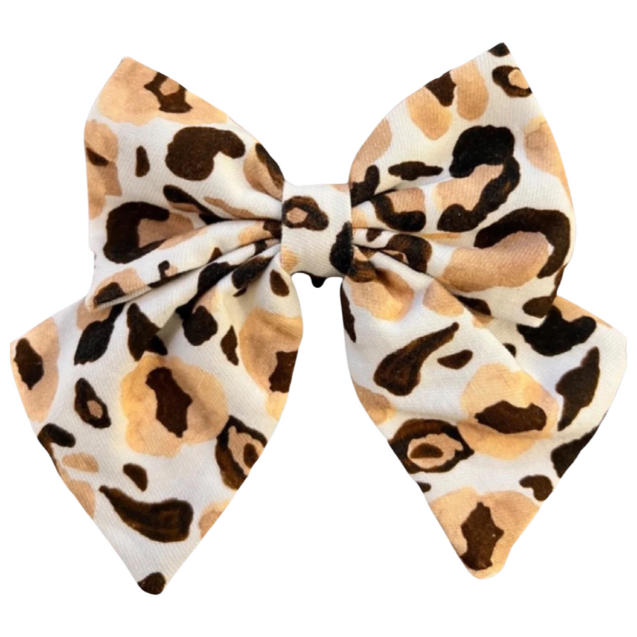 Luxe Leopard - BB Luxe Sailor Bow