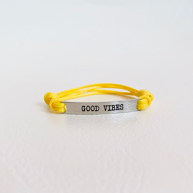 Good Vibes Bracelet - Yellow