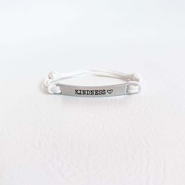 Kindness Bracelet - White
