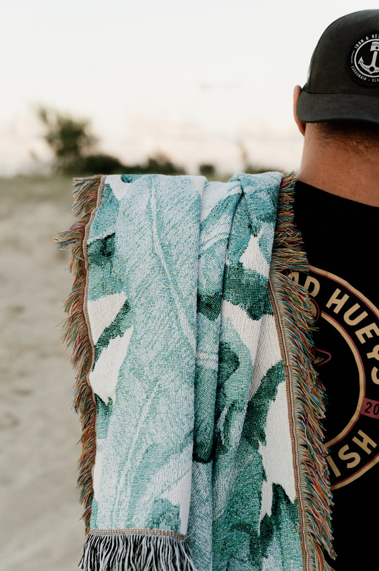 Woven Rug/Blanket - Shake It Like A Palm Palm